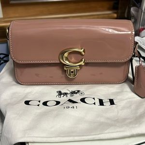 Coach patent leather Studio baguette